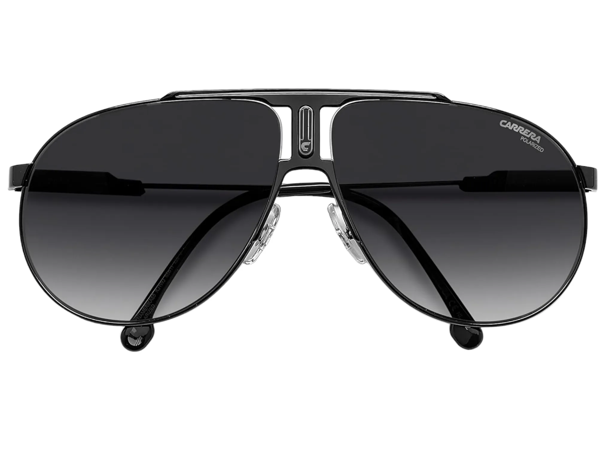 CARRERA Unisex PANAMERIKA65 Ruthenium Frame Gray Polarized Aviator Sunglasses