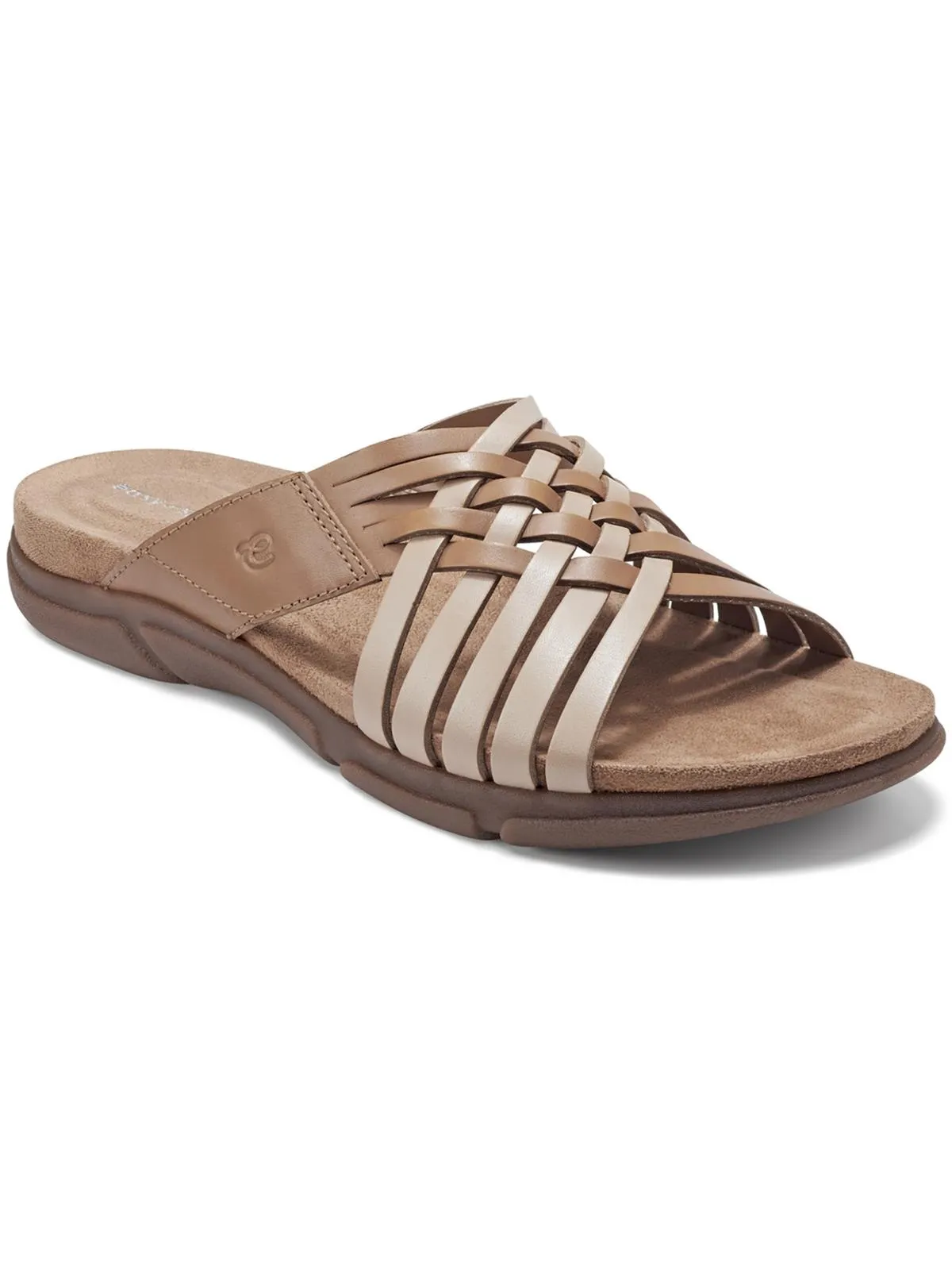 Meadow Womens Leather Comfort Wedge Sandals